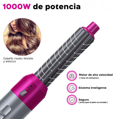 Cepillo Secador Rizador Y Moldeador De Pelo 5 En 1