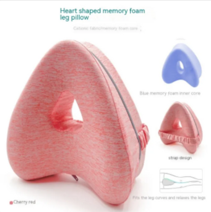 Almohada para Piernas de Espuma de Memoria en Forma de Corazón