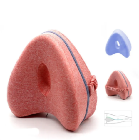 Almohada para Piernas de Espuma de Memoria en Forma de Corazón
