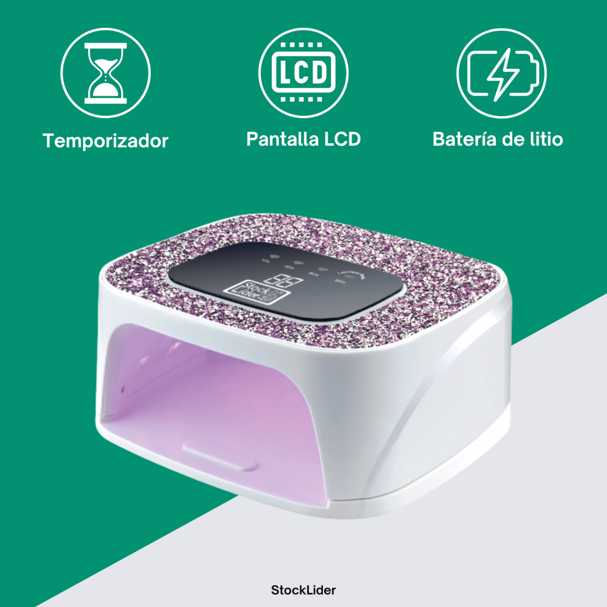 Secador de uñas 2 en 1 led/uv