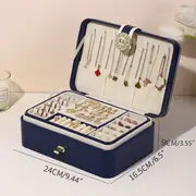 Estuche Organizador de Joyas Multicapa para Viaje y Exhibición