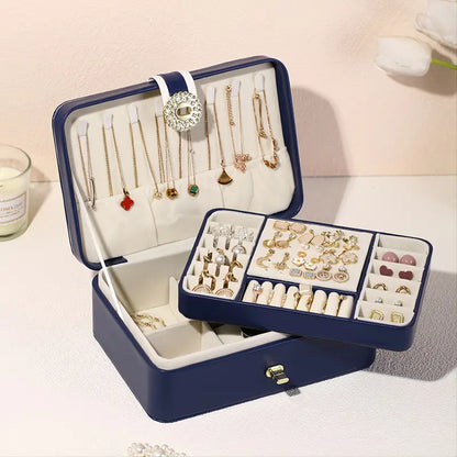 Estuche Organizador de Joyas Multicapa para Viaje y Exhibición